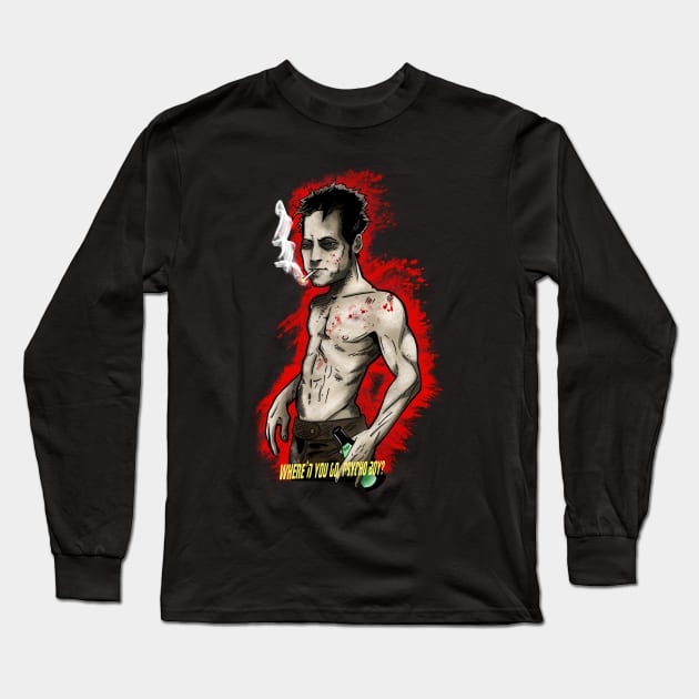 Psycho Boy Long Sleeve T-Shirt by ThatJokerGuy